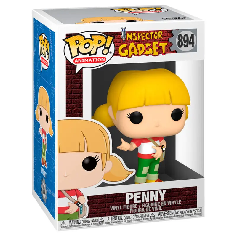 Inspector Gadget POP! Animation Vinyl Figur Penny 9 cm Produktfoto