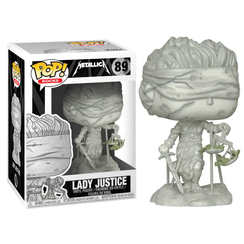 Metallica POP! Rocks Vinyl Figur Lady Justice 9 cm Produktfoto