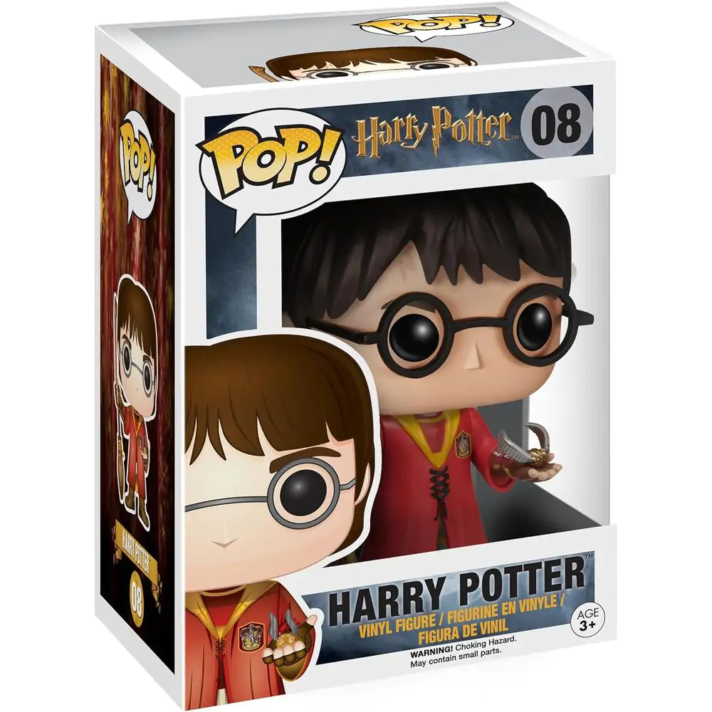 Harry Potter POP! Movies Vinyl Figur Harry Potter Quidditch 9 cm Produktfoto