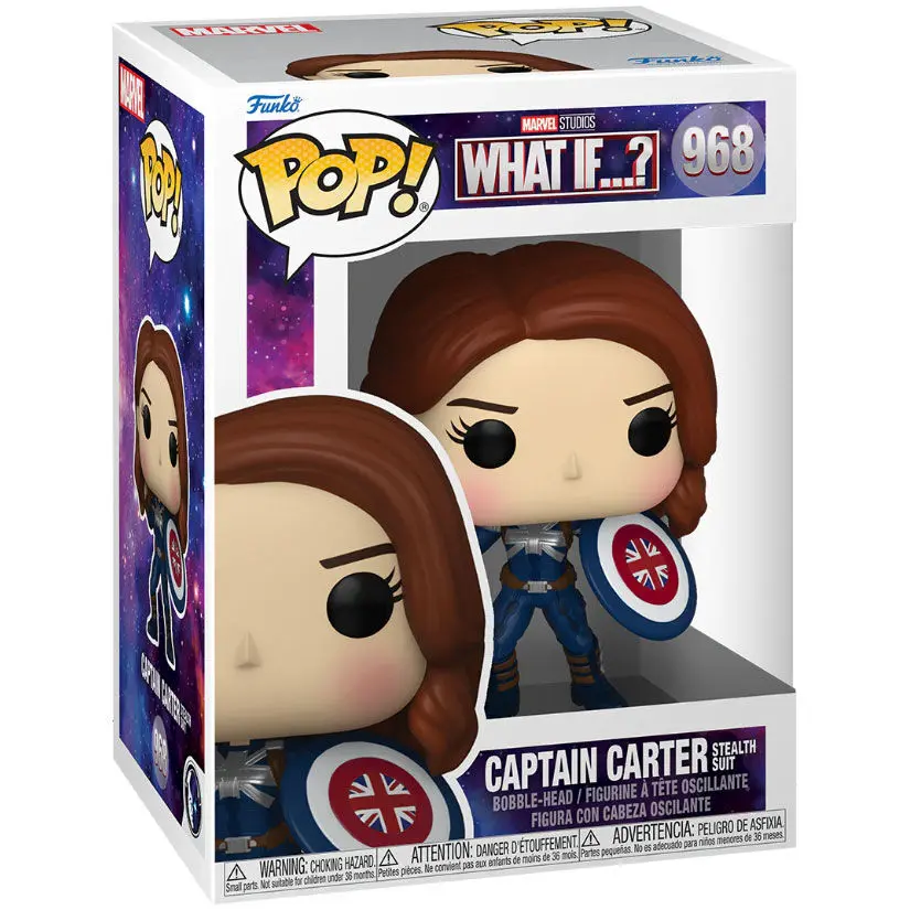 What If...? POP! Animation Vinyl Figur Captain Carter (Stealth) 9 cm termékfotó