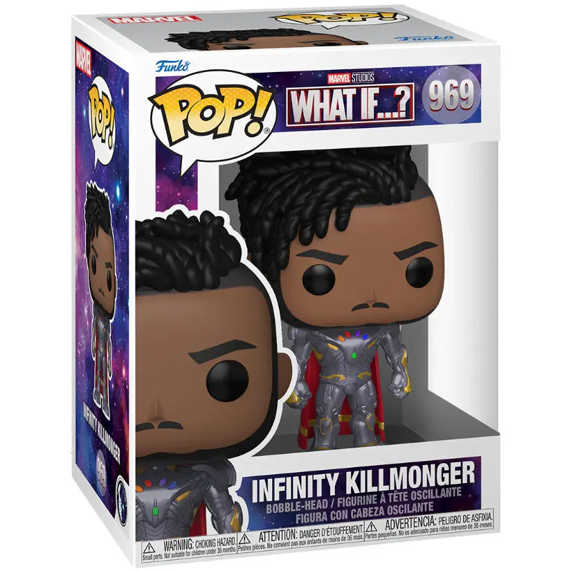 What If...? POP! Animation Vinyl Figur Infinity Killmonger 9 cm Produktfoto