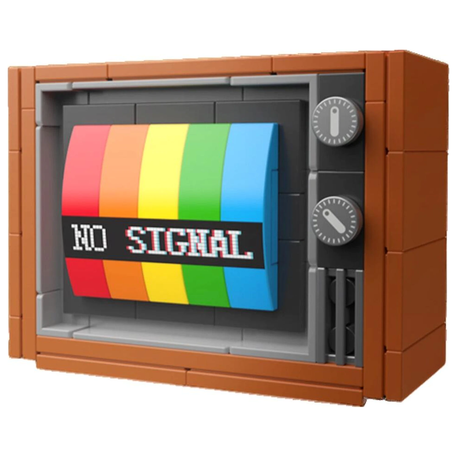 POP Series Bausatz 1970 Colour Television 132-teilig Produktfoto
