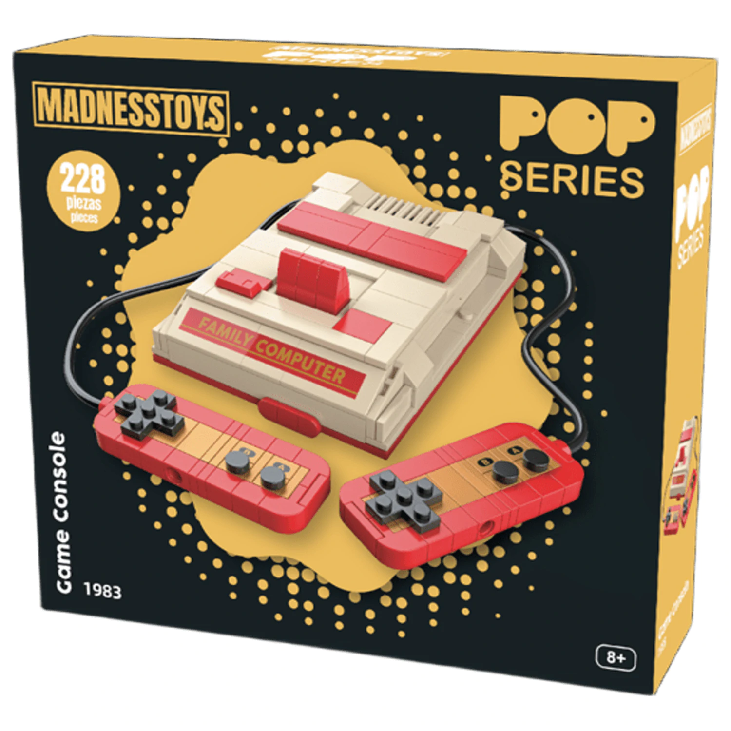 POP Series Baukasten 1983 Videospielkonsole 228 Teile Produktfoto