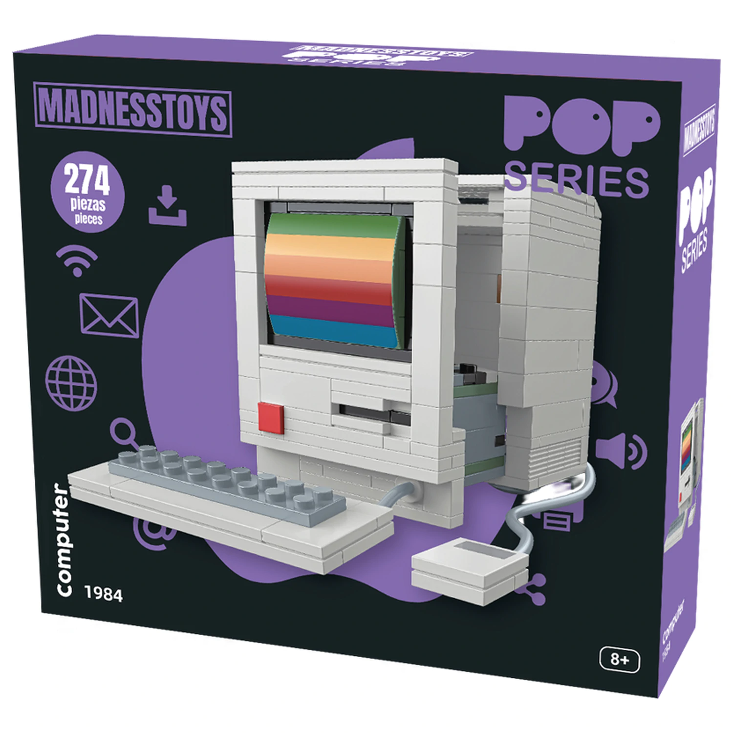 POP! Series Konstruktions-Kit 1984 Computer 274 Teile Produktfoto
