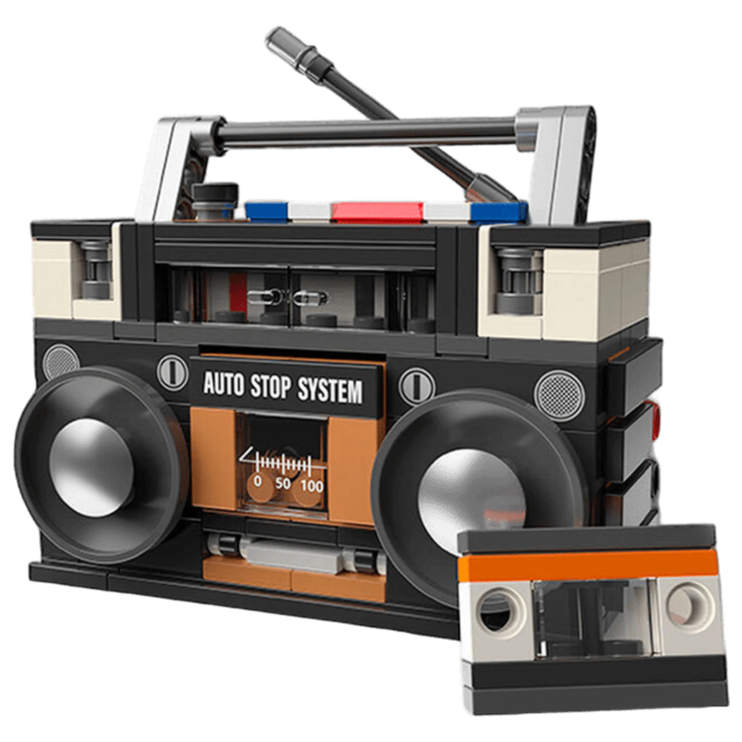 Pop Series Construction Kit 1988 Boombox Radio 168 Teile Produktfoto
