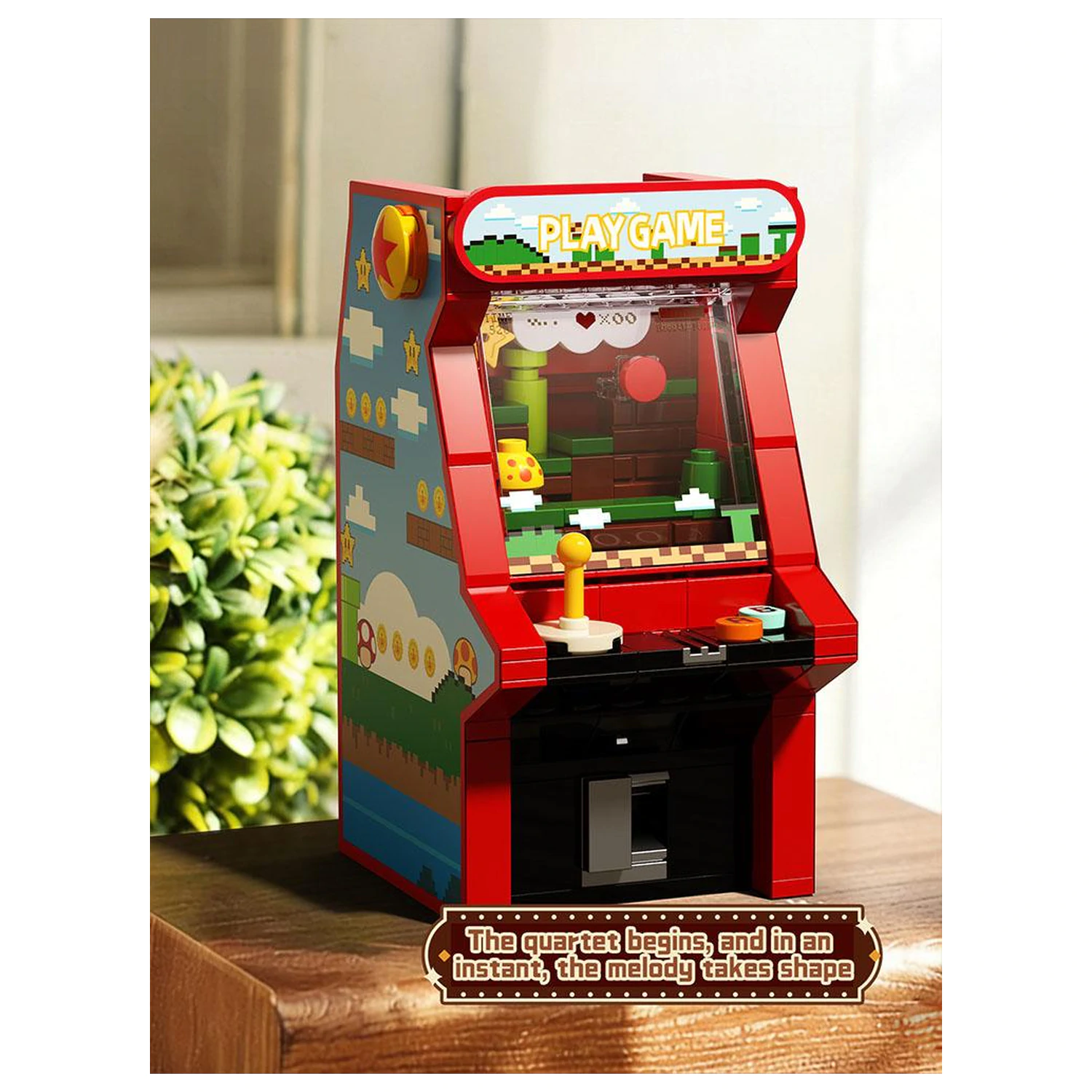 POP Series Baukasten Arcade Automat 210 Teile Produktfoto