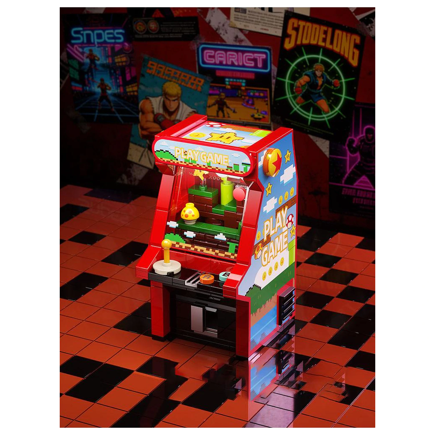 POP Series Baukasten Arcade Automat 210 Teile Produktfoto