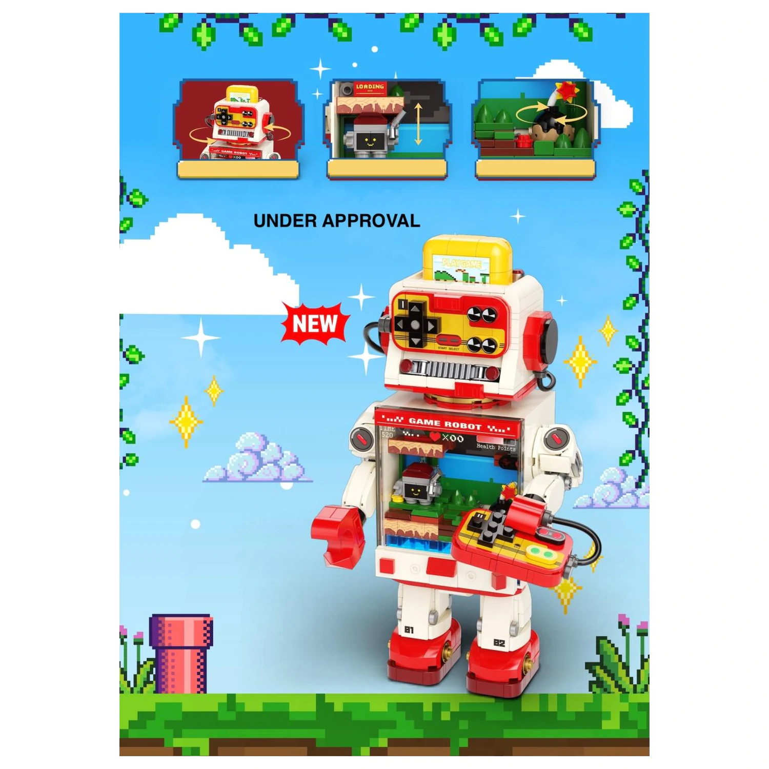 POP Series Baukasten Spiel-Robot Produktfoto