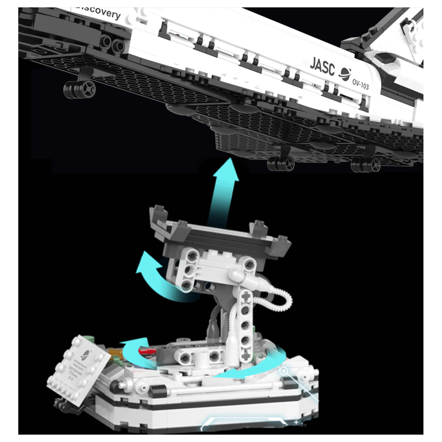 POP SERIES Baukasten Space Shuttle 950 Teile Produktfoto