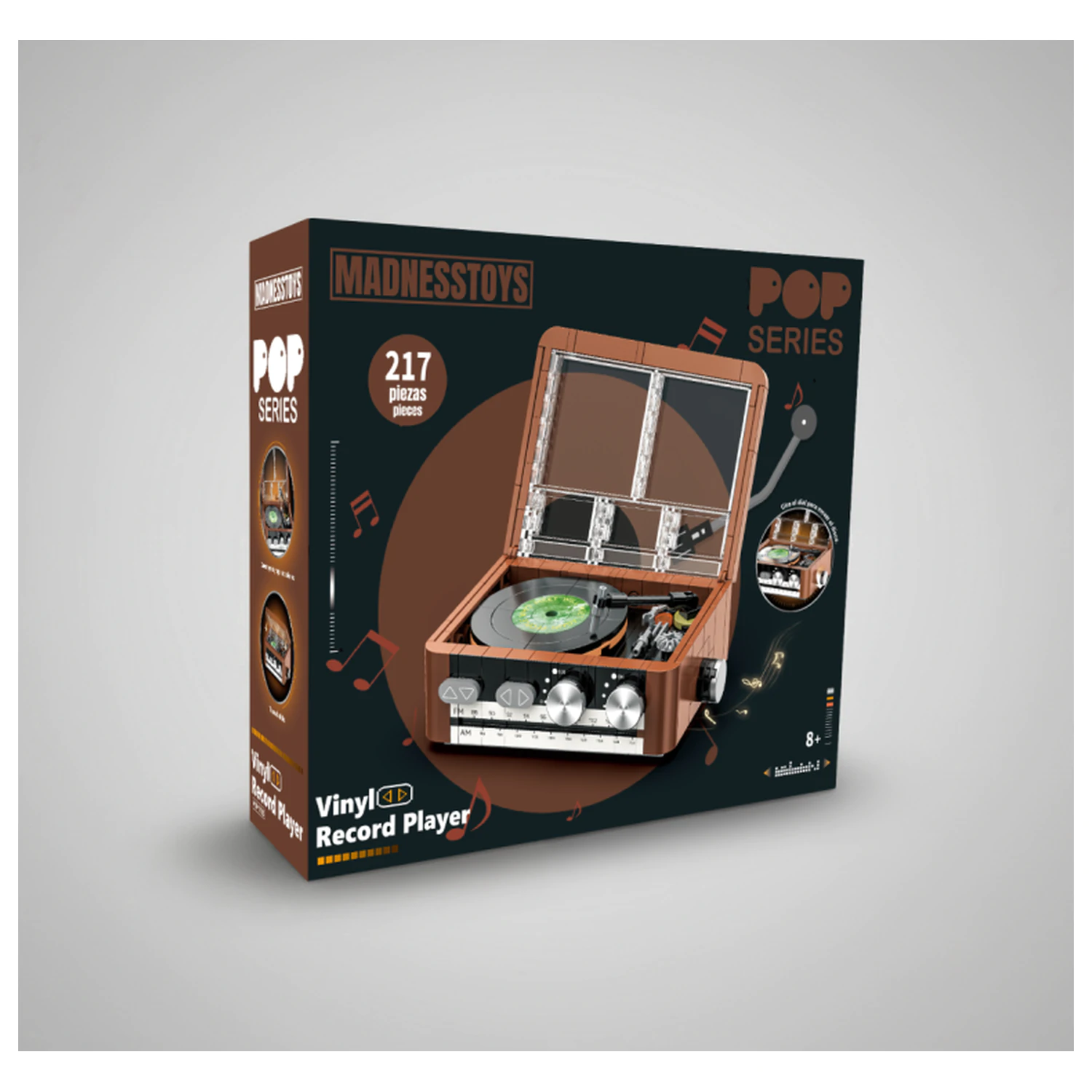POP! Series Construction Kit Vinyl Plattenspieler 217 Stück Produktfoto