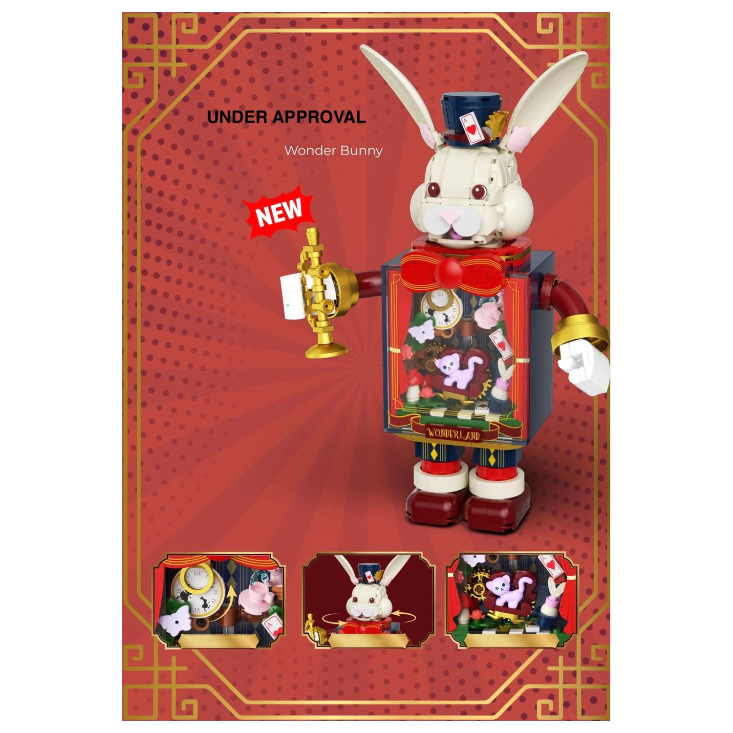 POP Series Baukasten Wonder Bunny 500 Teile Produktfoto