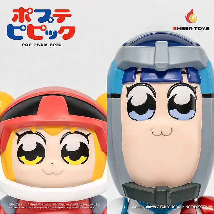 Pop Team Epic Vinylfiguren 2er-Pack Chibi Creature Popuko & Pipimi Spacesuit Ver. Produktfoto
