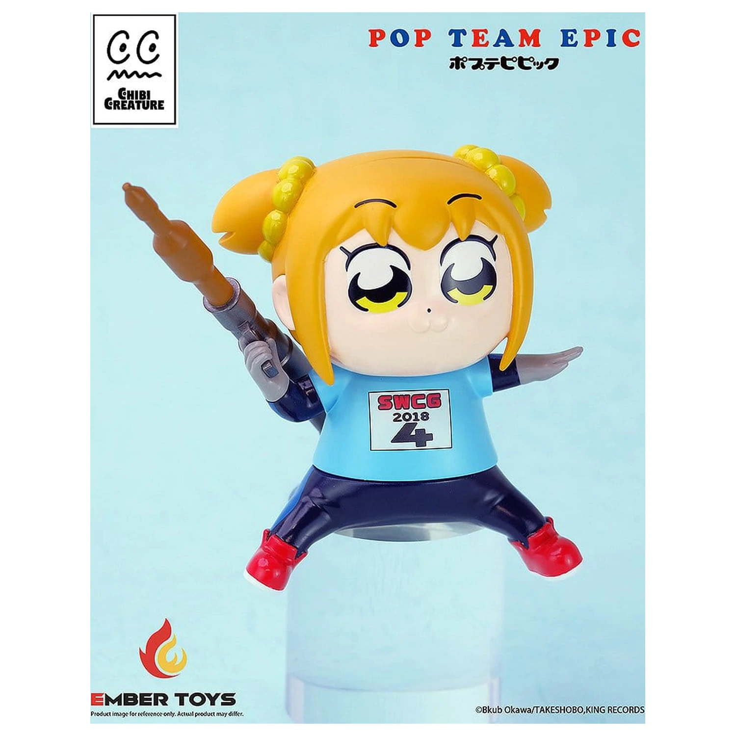 Pop Team Epic Chibi Kreatur Vinyl Figuren 2er-Pack POPUKO & PIPIMI: Skeleton Competition Ver. Produktfoto
