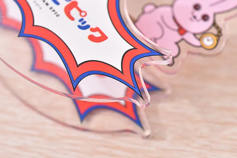 Pop Team Epic GoodSmile Moment Rocking Acryl Figur Acrylic Stand Popuko & Rabbit 10 cm Produktfoto