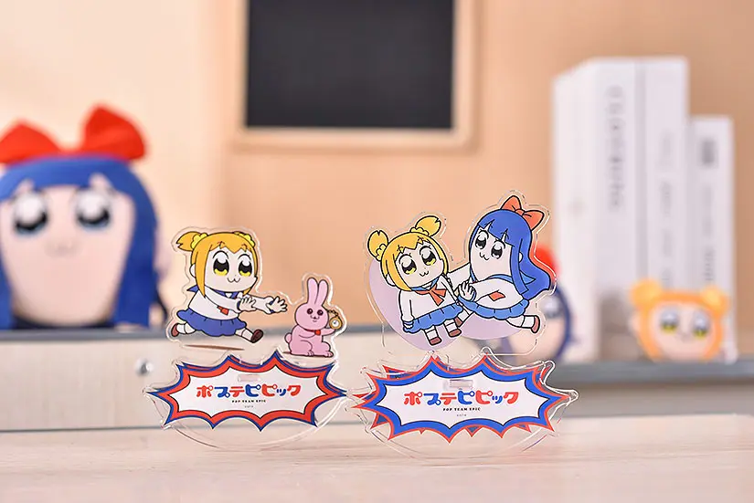 Pop Team Epic GoodSmile Moment Rocking Acryl Figur Acrylic Stand Popuko & Rabbit 10 cm Produktfoto