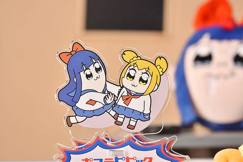 Pop Team Epic GoodSmile Moment Rocking Acryl Figur Acrylic Stand Popuko & Pipmi 12 cm Produktfoto