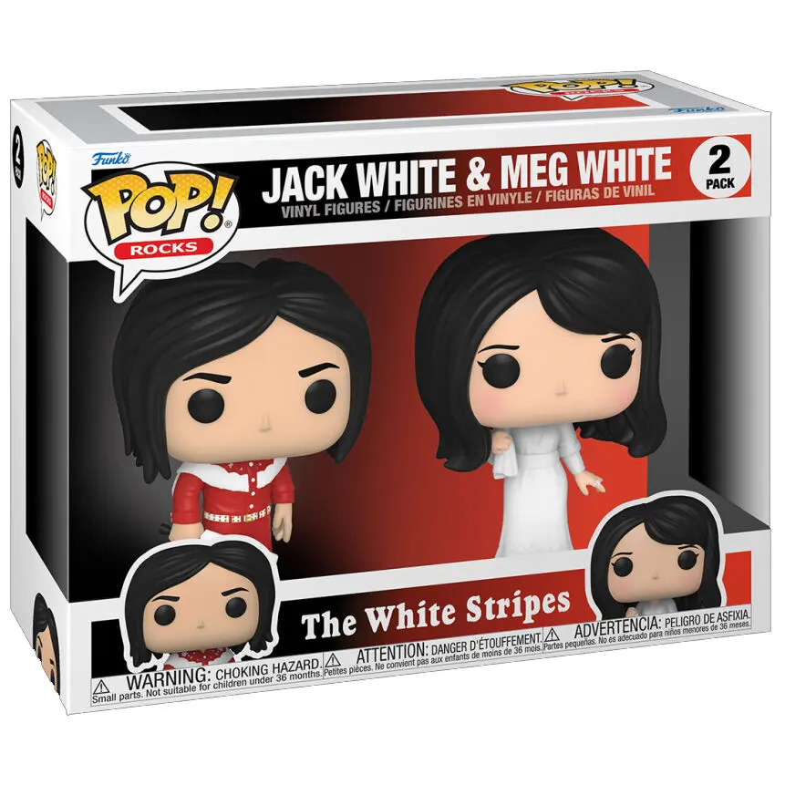 The White Stripes POP! Rocks Vinyl Figuren 2er-Pack Jack White & Meg White 9 cm termékfotó