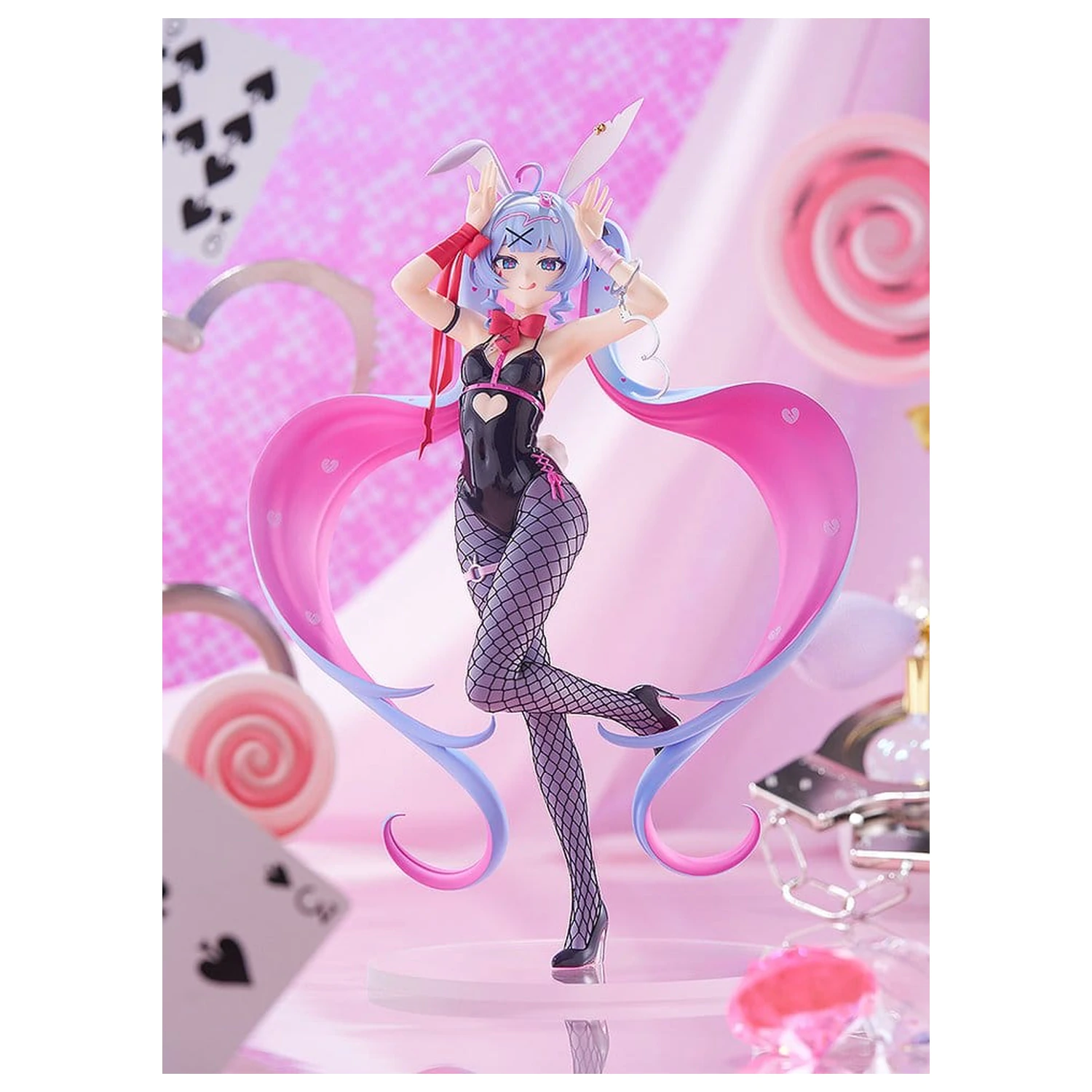 Pop Up Parade Figur Hatsune Miku: Rabbit Hole Ver. L Größe 24 cm Produktfoto