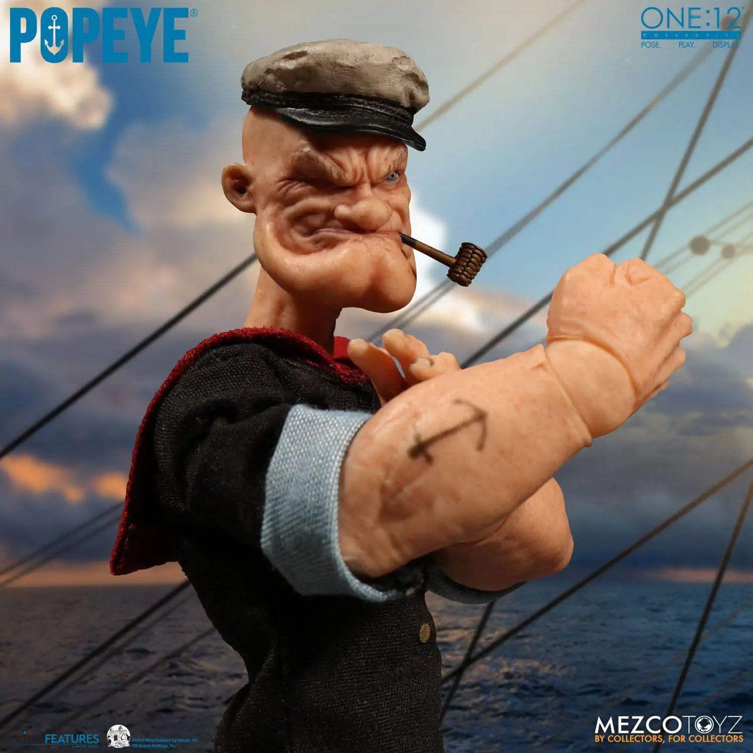 Popeye Actionfigur 1/12 Popeye 14 cm termékfotó