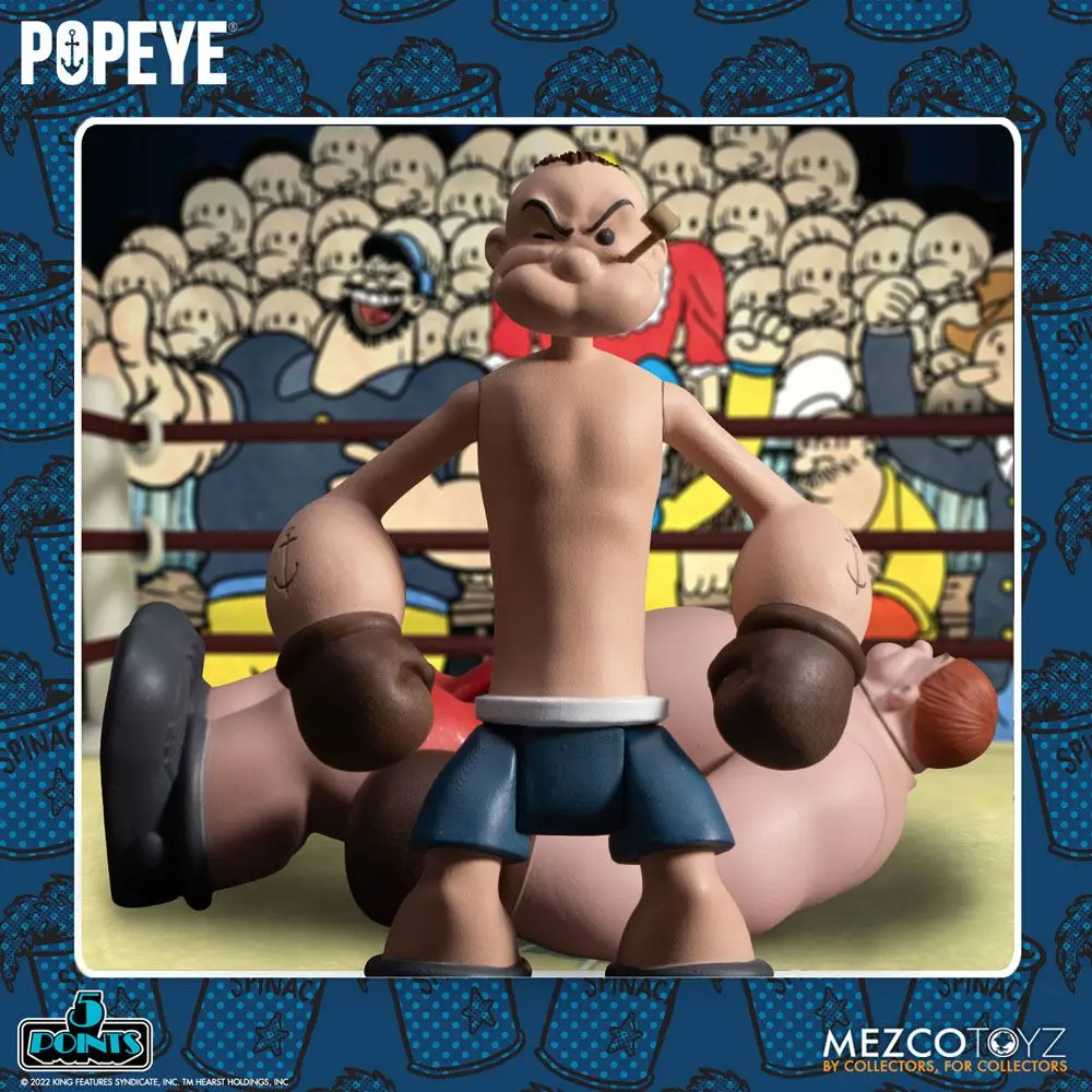 Popeye 5 Points Deluxe Figuren Set Popeye & Oxheart 9 cm termékfotó