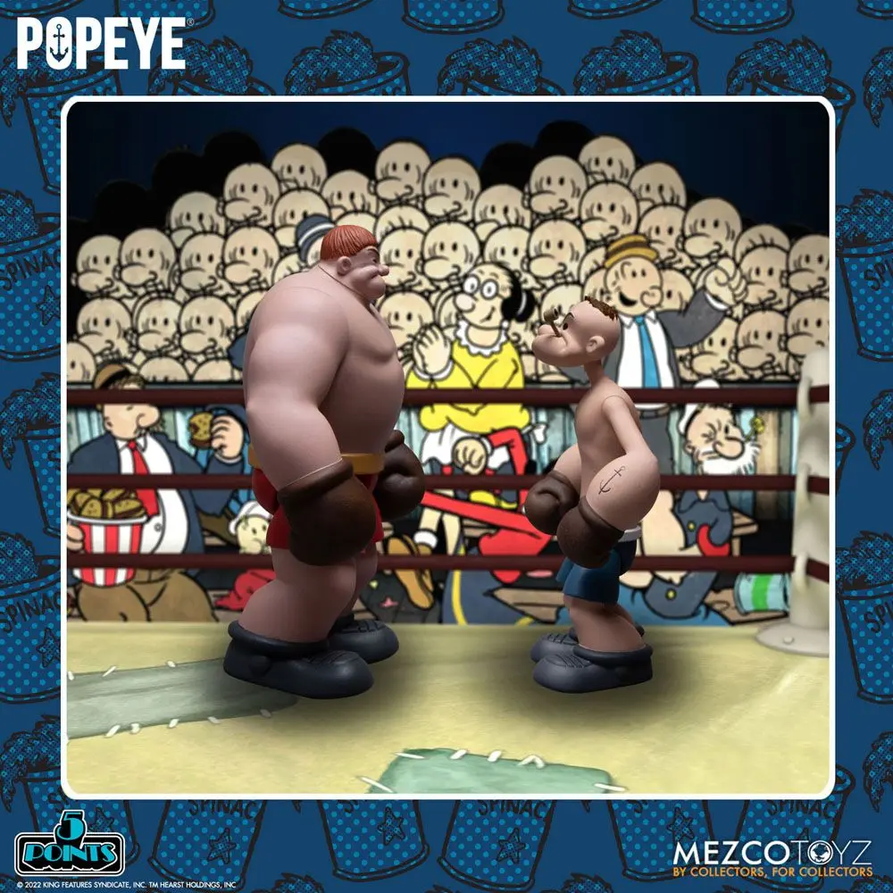 Popeye 5 Points Deluxe Figuren Set Popeye & Oxheart 9 cm termékfotó