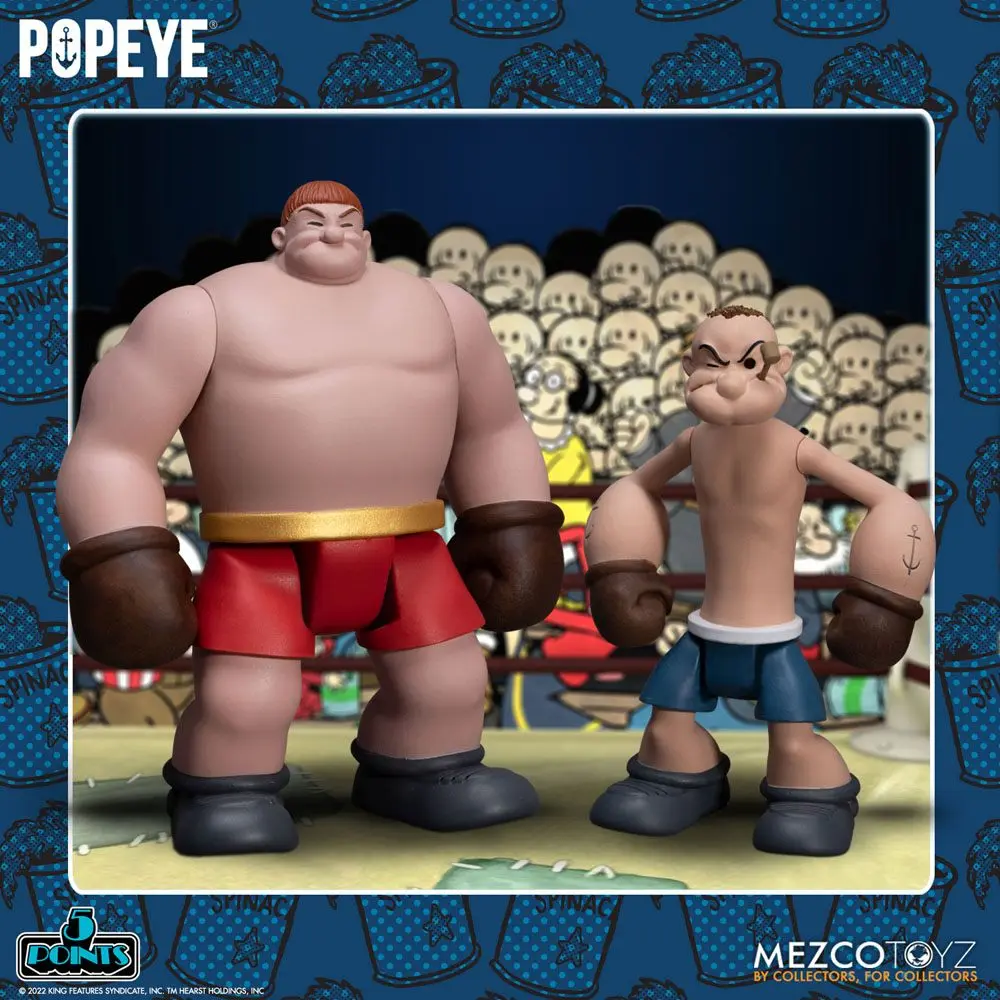 Popeye 5 Points Deluxe Figuren Set Popeye & Oxheart 9 cm termékfotó