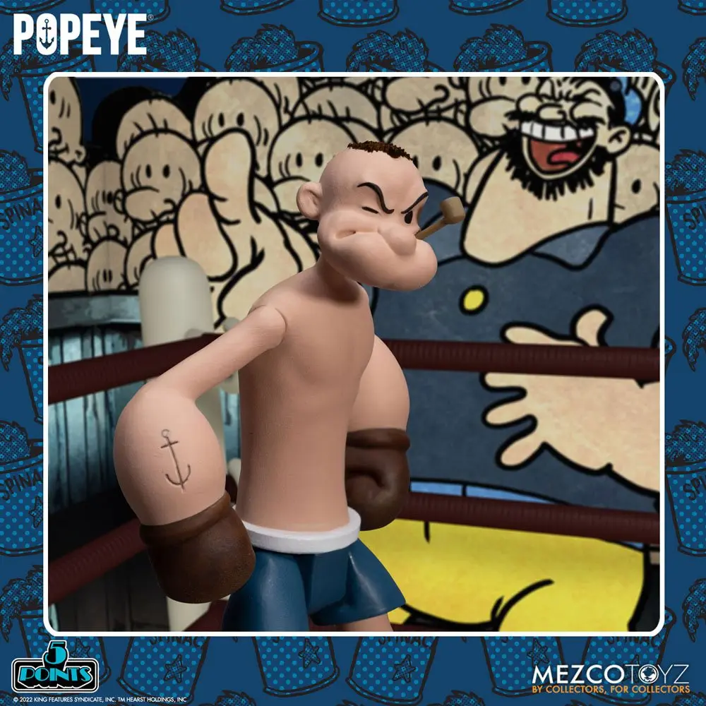 Popeye 5 Points Deluxe Figuren Set Popeye & Oxheart 9 cm termékfotó