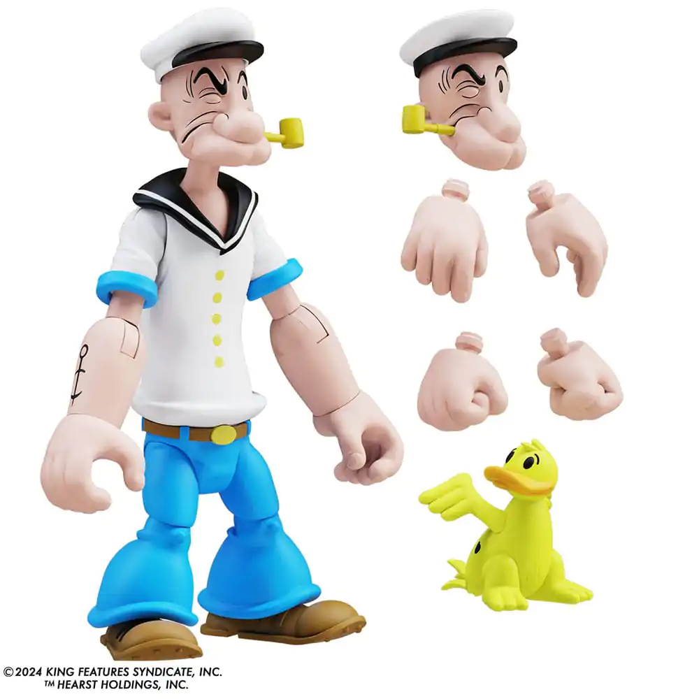 Popeye Actionfigur Wave 03 Popeye 1st Appearance White Shirt termékfotó