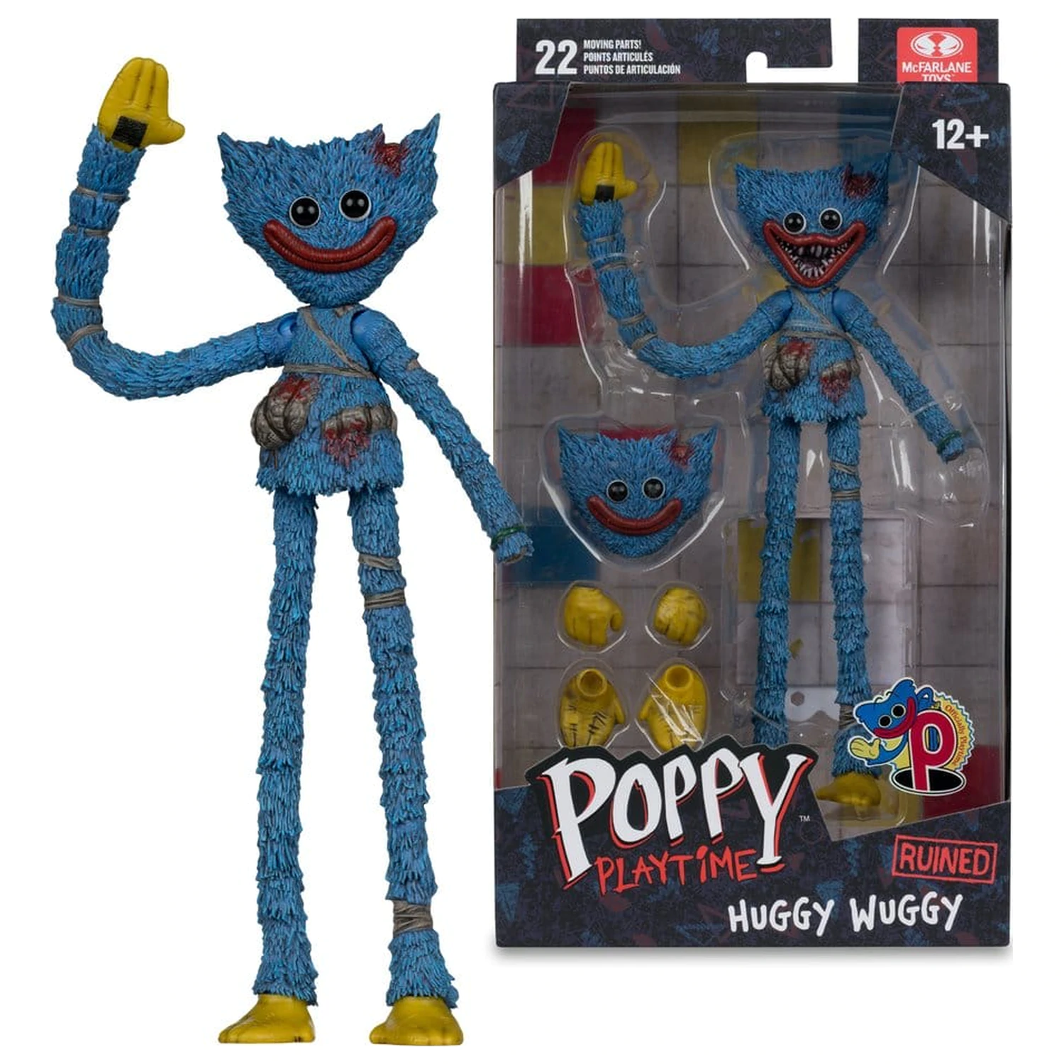 Poppy Playtime Action-Figur Huggy Wuggy Ruined 19 cm Produktfoto