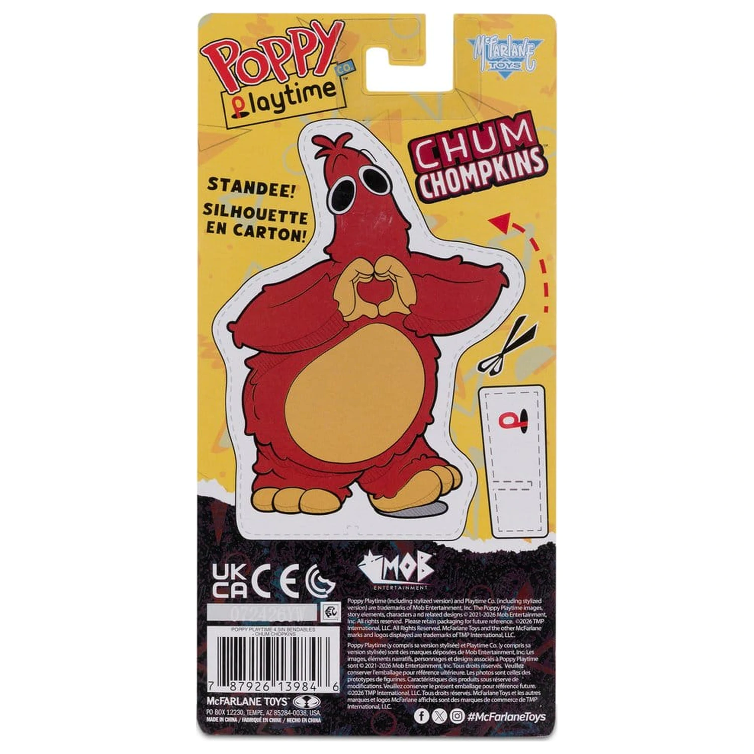 Poppy Playtime Bendables Actionfigur Chum Chompkins 11 cm Produktfoto
