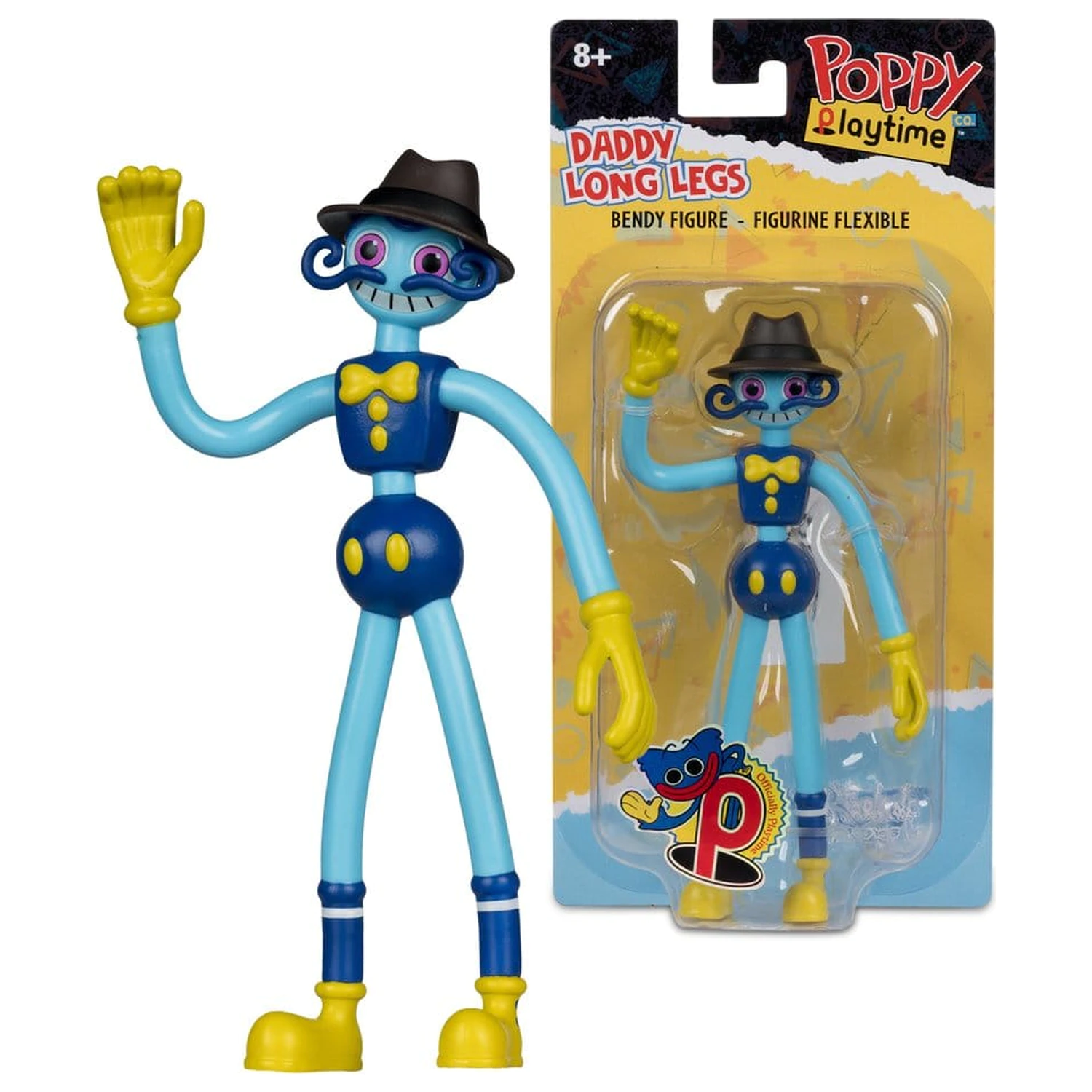 Poppy Playtime Bendables Actionfigur Daddy Long Legs 11 cm Produktfoto