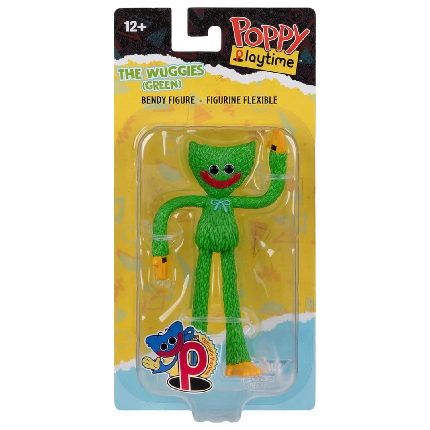 Poppy Playtime Bendables Biegsame Figur Green Huggy Wuggy 11 cm Produktfoto