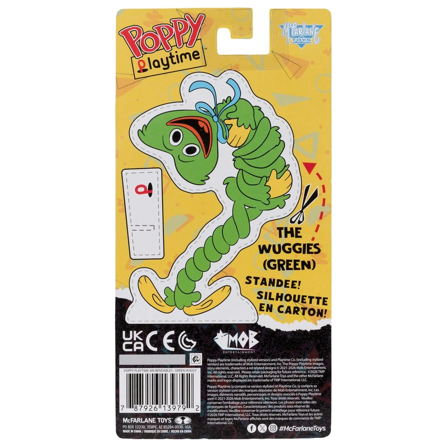Poppy Playtime Bendables Biegsame Figur Green Huggy Wuggy 11 cm Produktfoto