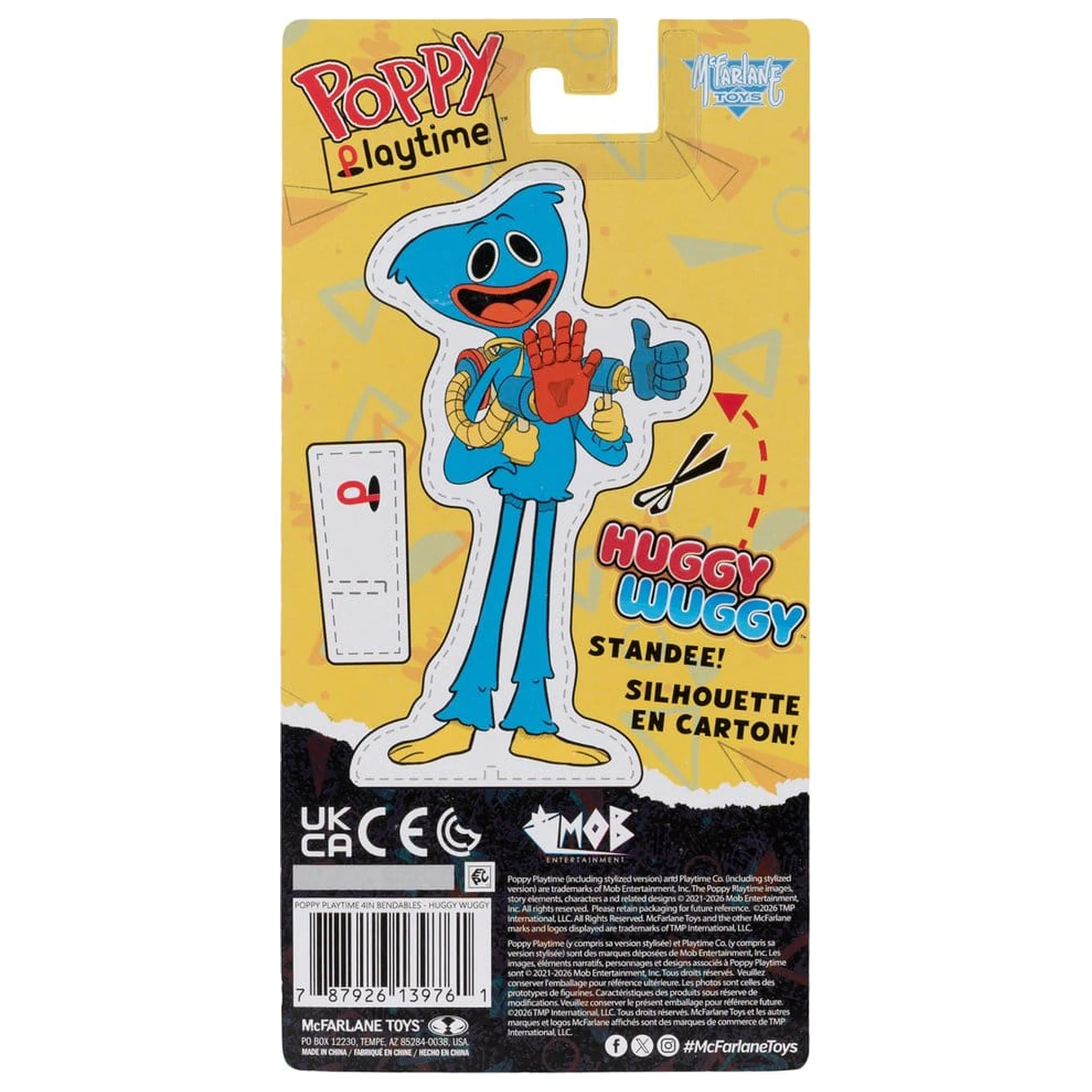 Poppy Playtime Biegbare Biegefigur Huggy Wuggy 11 cm Produktfoto