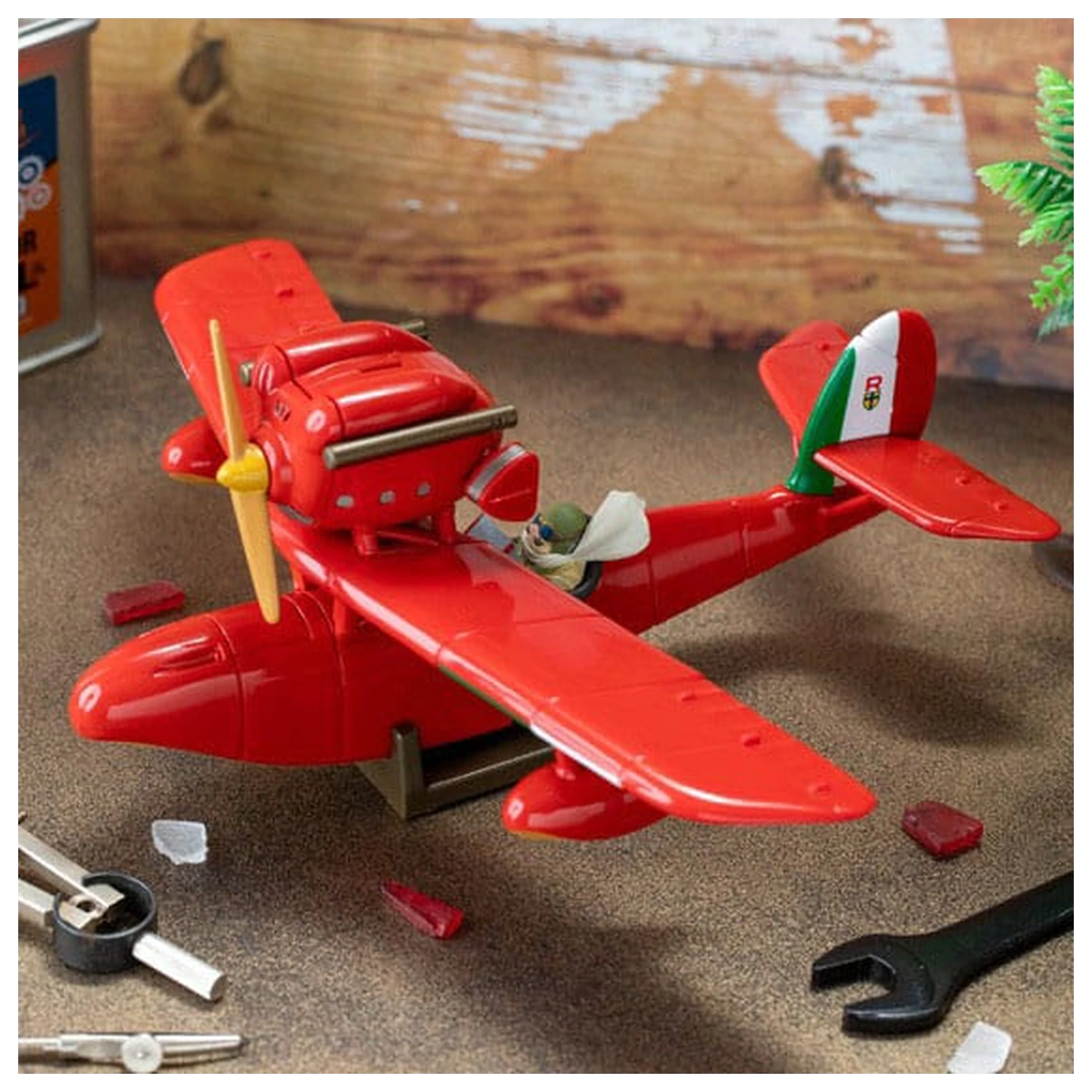 Porco Rosso Fahrzeug mit Sound Marco & Savoia 21 cm Produktfoto