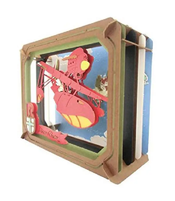 Porco Rosso Paper Model Kit Paper Theater Adriatic Sea Produktfoto