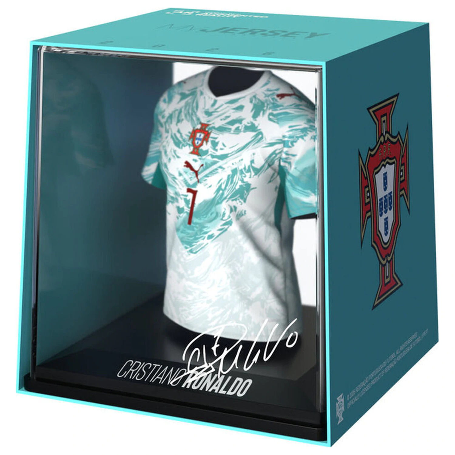 Portugal Cristiano Ronaldo Mini T-Shirt Figur Produktfoto
