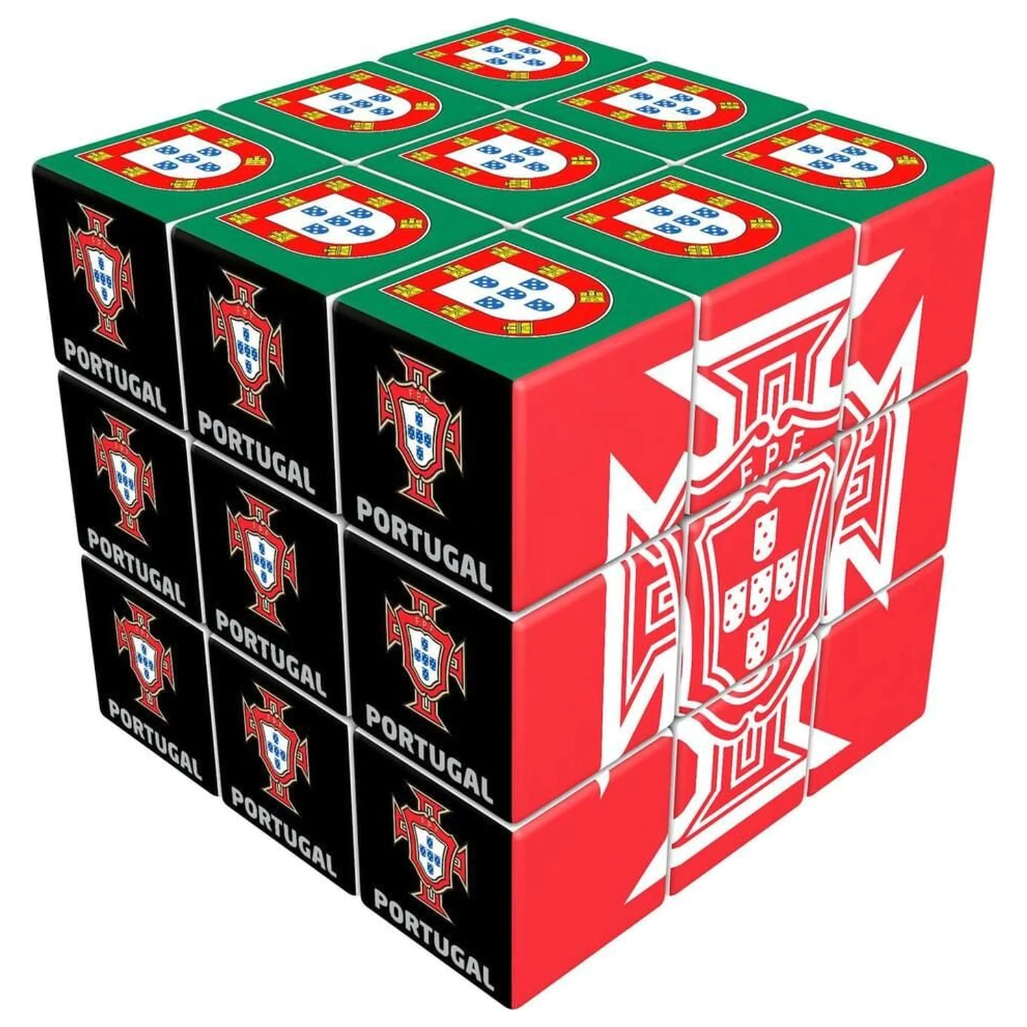 Portugal FPF Puzzlewürfel-Set 6cm Produktfoto