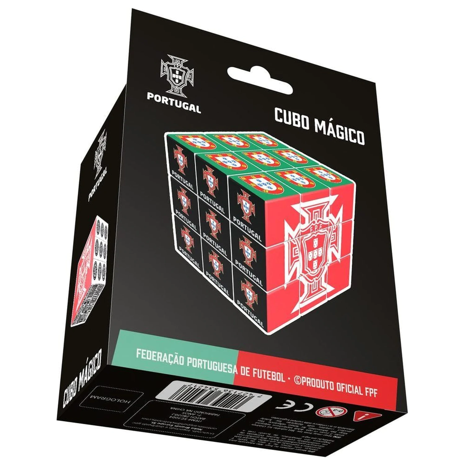 Portugal FPF Puzzlewürfel-Set 6cm Produktfoto