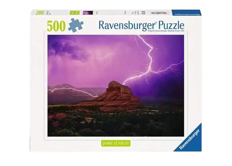 Power of Nature Puzzle Pinke Gewitterstimmung (500 Teile) Produktfoto
