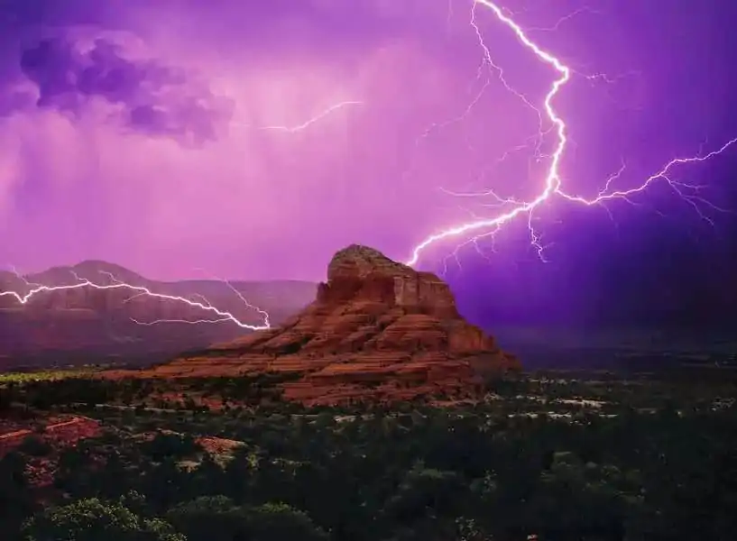 Power of Nature Puzzle Pinke Gewitterstimmung (500 Teile) Produktfoto