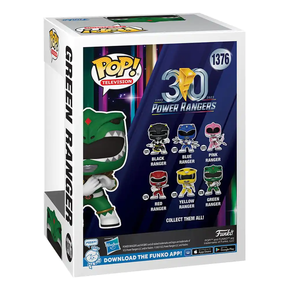 Power Rangers 30th POP! TV Vinyl Figur Green Ranger 9 cm termékfotó