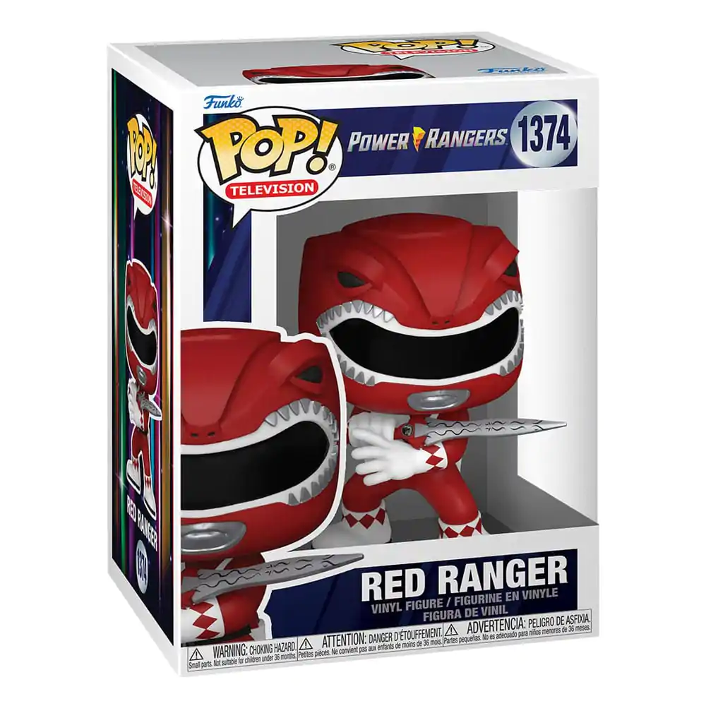 Power Rangers 30th POP! TV Vinyl Figur Red Ranger 9 cm termékfotó