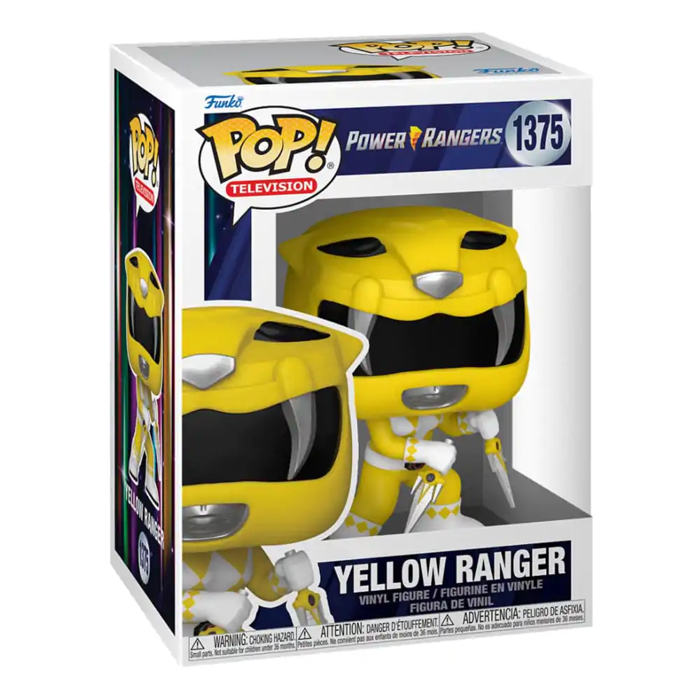 Power Rangers 30th POP! TV Vinyl Figur Yellow Ranger 9 cm termékfotó