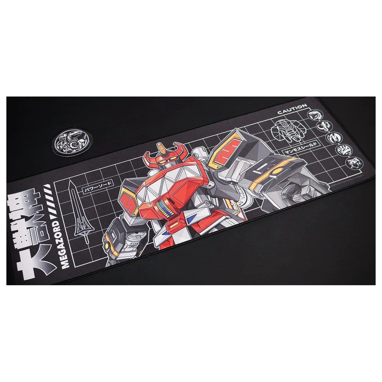 Power Rangers Schreibtischunterlage & Untersetzer Set Produktfoto