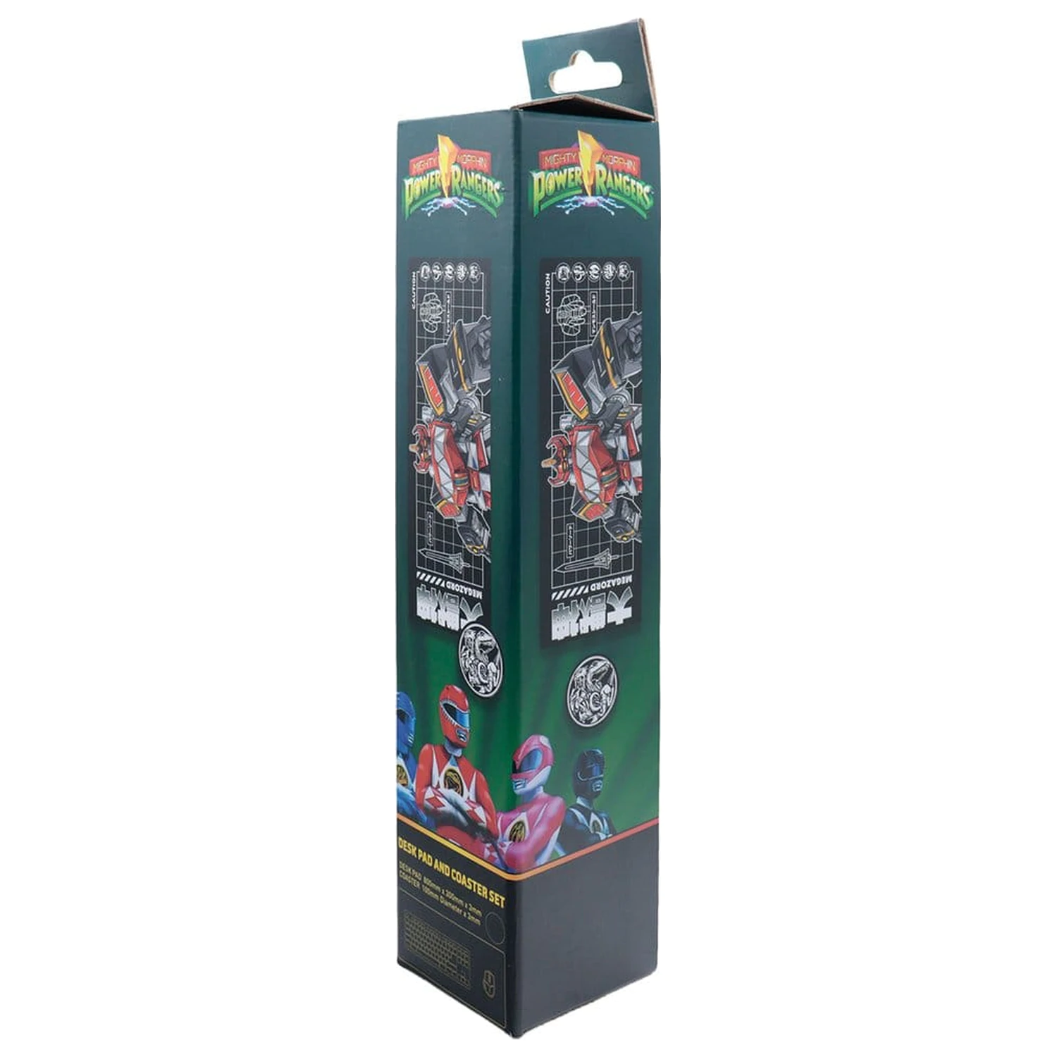 Power Rangers Schreibtischunterlage & Untersetzer Set Produktfoto
