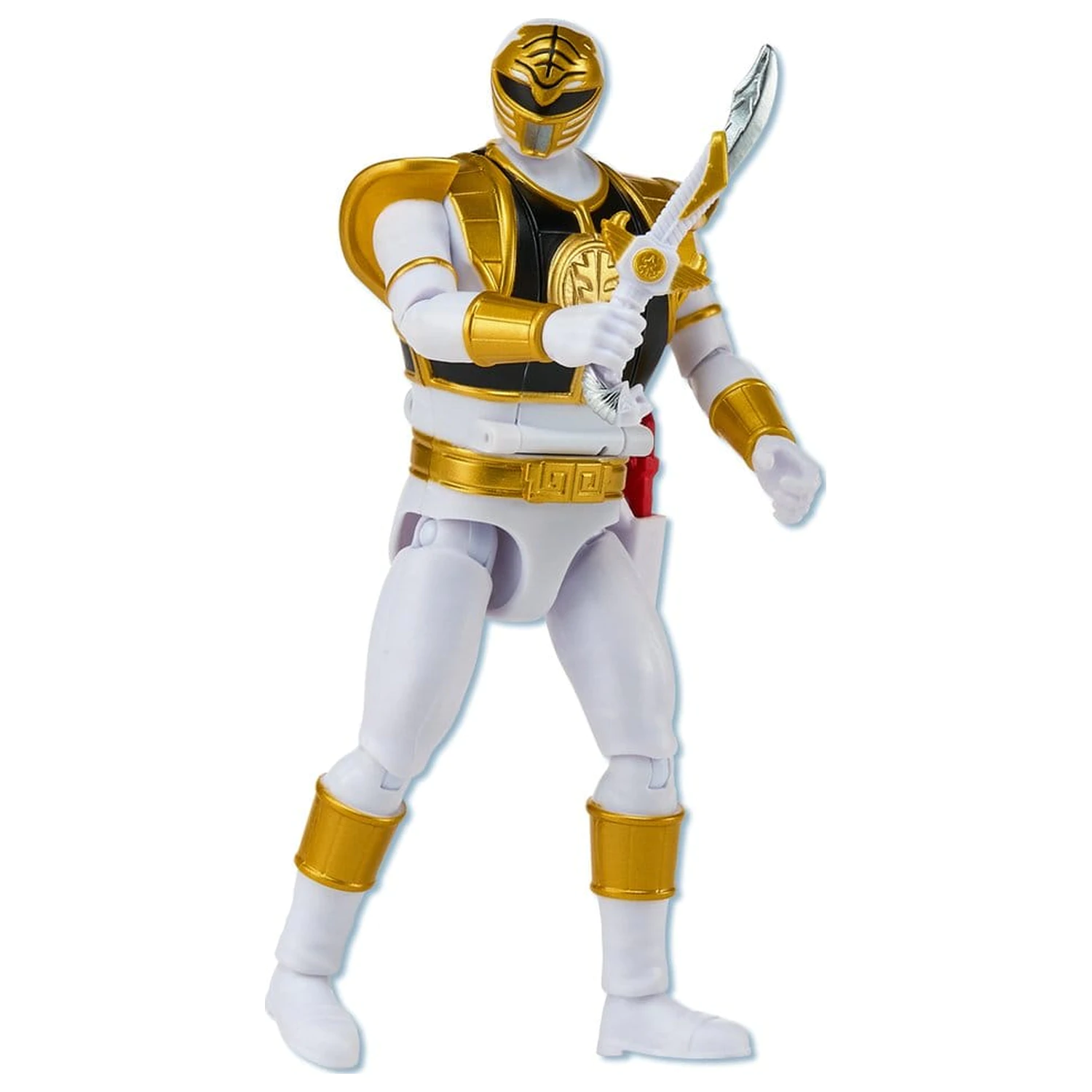 Power Rangers Auto-Morphin Action Figur White Ranger 15 cm Produktfoto