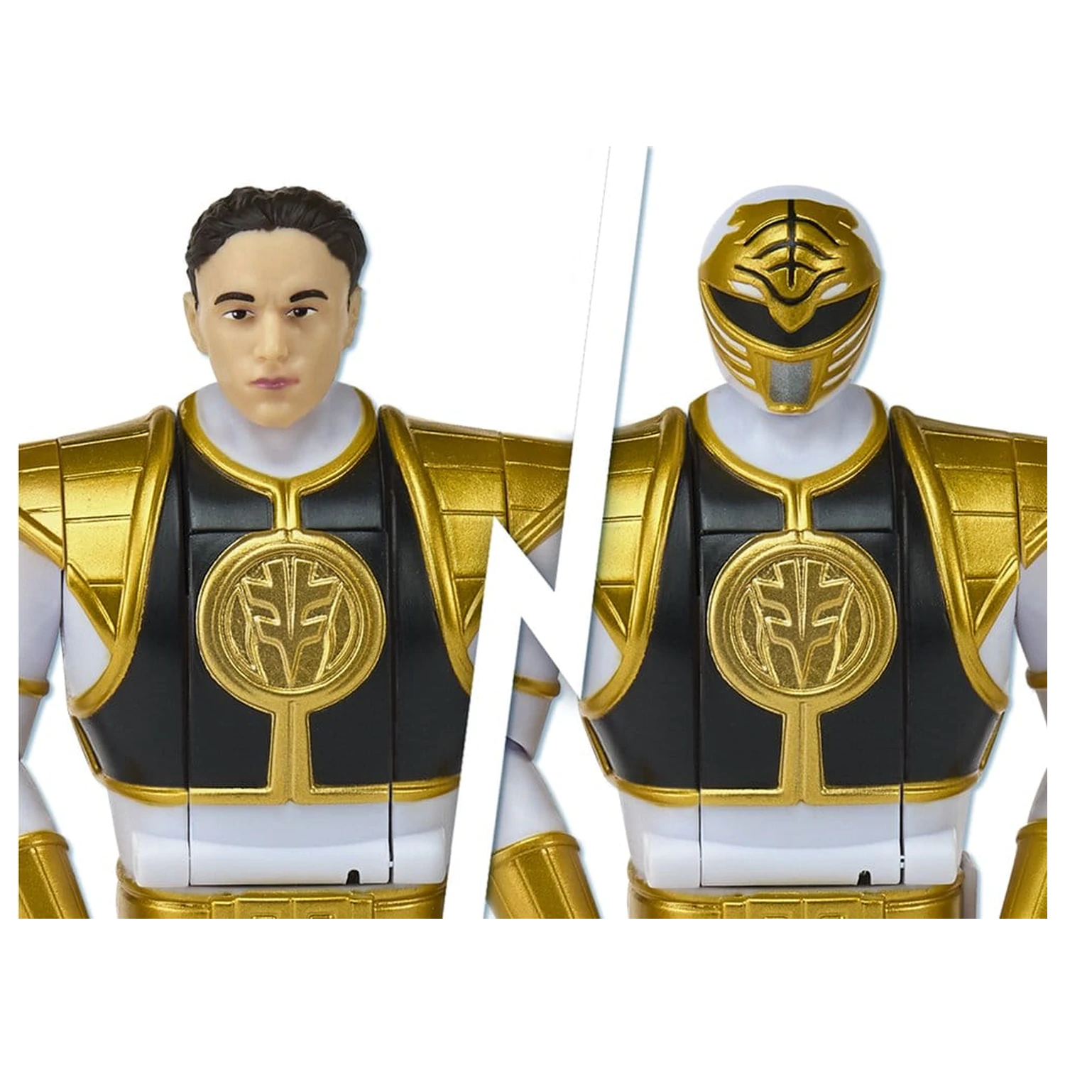 Power Rangers Auto-Morphin Action Figur White Ranger 15 cm Produktfoto