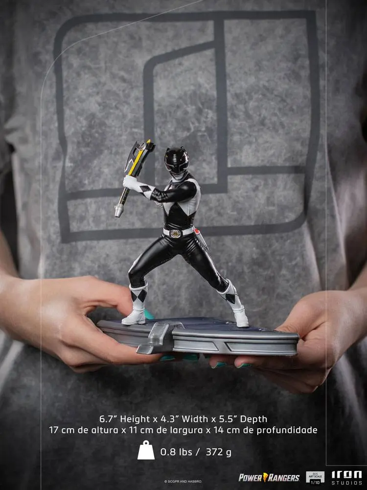 Power Rangers BDS Art Scale Statue 1/10 Black Ranger 17 Zentimeter Produktfoto