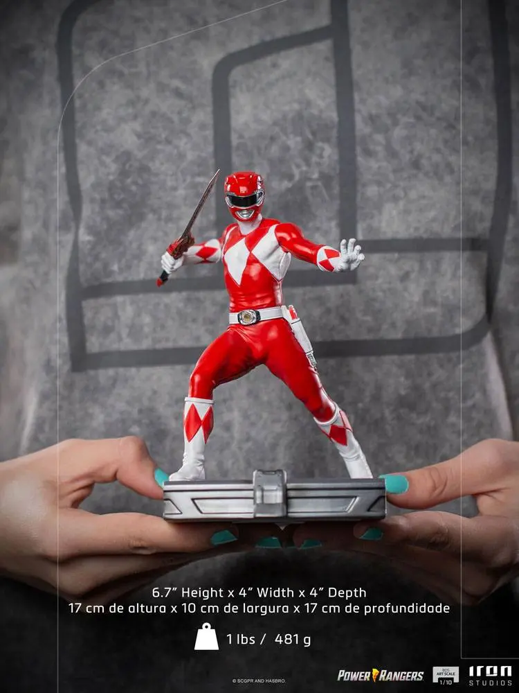 Power Rangers BDS Art Scale Statue 1/10 Red Ranger 17 cm Produktfoto